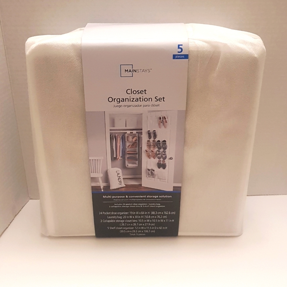 Mainstay Closet Organizer Set (5pcs)